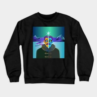 Polar explorer Amundsen and the North Star Crewneck Sweatshirt